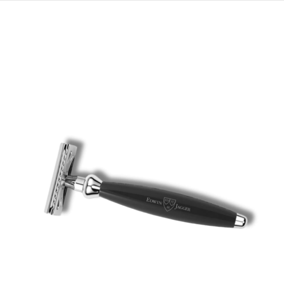 Edwin Jagger – Bulbous Black DE Safety Razor