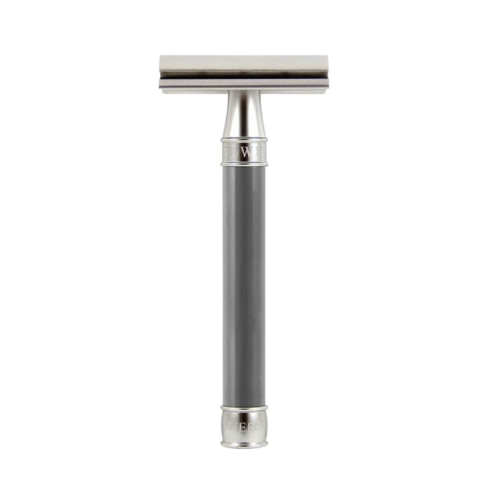 Edwin Jagger – 3ONE6 Stainless Steel Smooth Grey DE Safety Razor