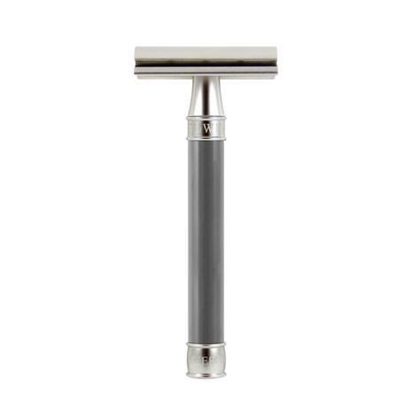 Edwin Jagger – 3ONE6 Stainless Steel Smooth Grey DE Safety Razor