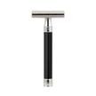 Edwin Jagger – 3ONE6 Stainless Steel Smooth Imitation Ebony DE Safety Razor