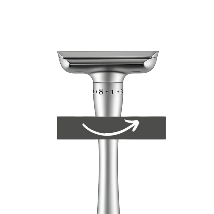 QShave – Vase Adjustable DE Safety Razor & Stand