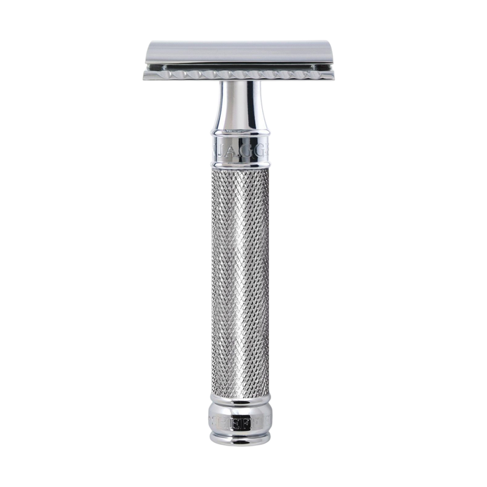 Edwin Jagger – DE89 Chrome Knurled DE Safety Razor