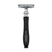 Edwin Jagger – Chatsworth Imitation Ebony DE Safety Razor & 5 Free Feather Blades
