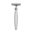 Edwin Jagger – Bulbous Chrome DE Safety Razor & 5 Free Feather Blades