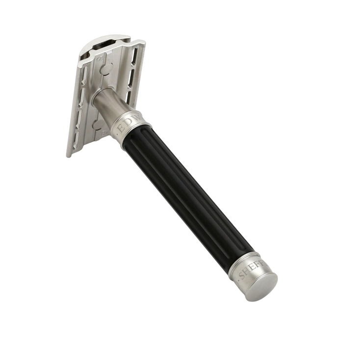 Edwin Jagger – 3ONE6 Stainless Steel Black DE Safety Razor