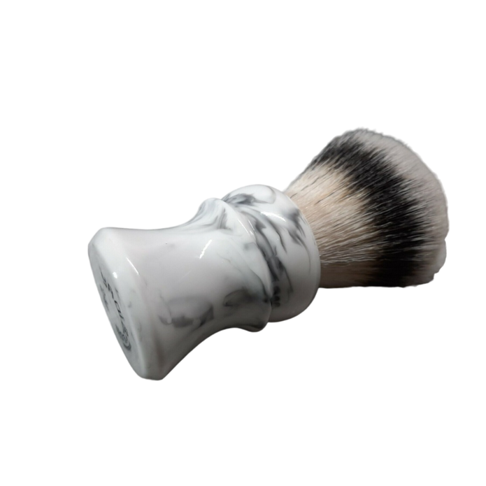 Yaqi - Everest White Marble Synthetic Shaving Brush