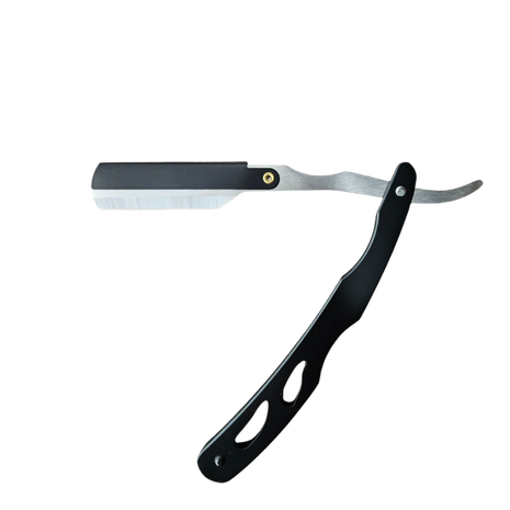 Skeermes - Black & Silver Elite Edge Straight Razor