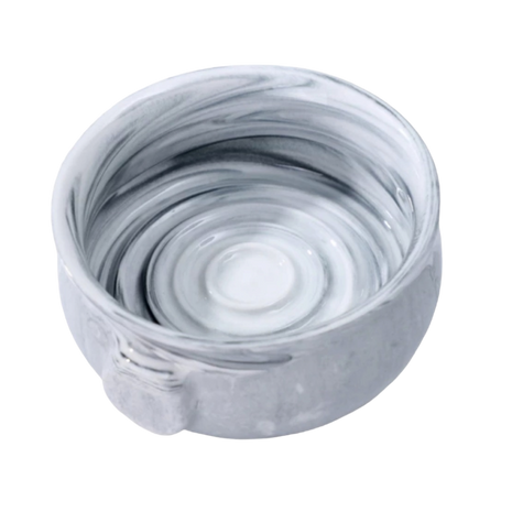 Yaqi - Porcelain Marble White Shaving Bowl
