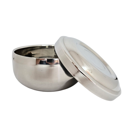 Skeermes - Stainless Steel Shaving Bowl