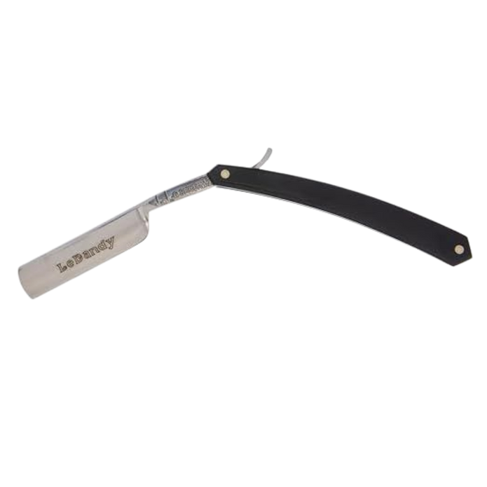 Thiers Issard - Le Dandy Black Plastic Straight Razor.