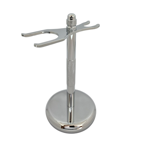 The Gent's Dock - Chrome Shaving Brush & Razor Stand