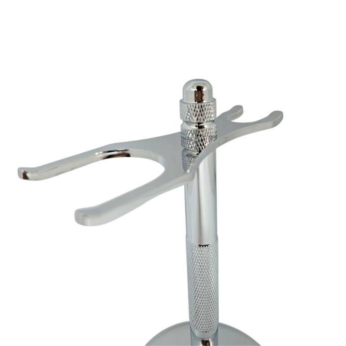 The Gent's Dock - Chrome Shaving Brush & Razor Stand