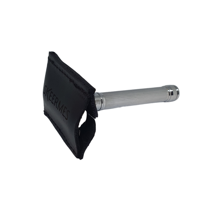 Skeermes - Brown Square Safety Razor Head Sheath