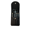 Skeermes - Black Stainless Steel Tweezer Set