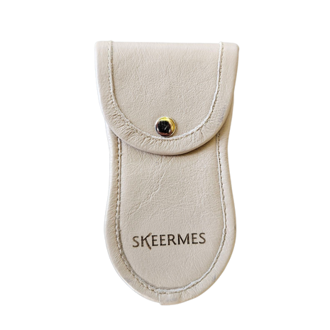 Skeermes - Cream Rounded Safety Razor Pouch
