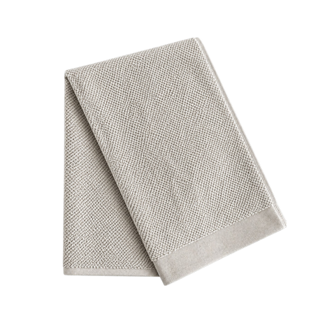 Shaving Towel (Medium) - Light Grey Plain Edge