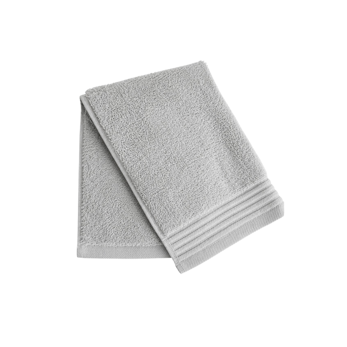 Shaving Towel (Small) - Light Grey Lined Edge