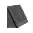 Shaving Towel (Medium) - Charcoal Grey Lined Edge