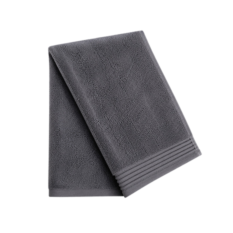 Shaving Towel (Medium) - Charcoal Grey Lined Edge