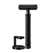 Skeermes - The Sentinel Gunmetal DE Safety Razor with Hanging Stand