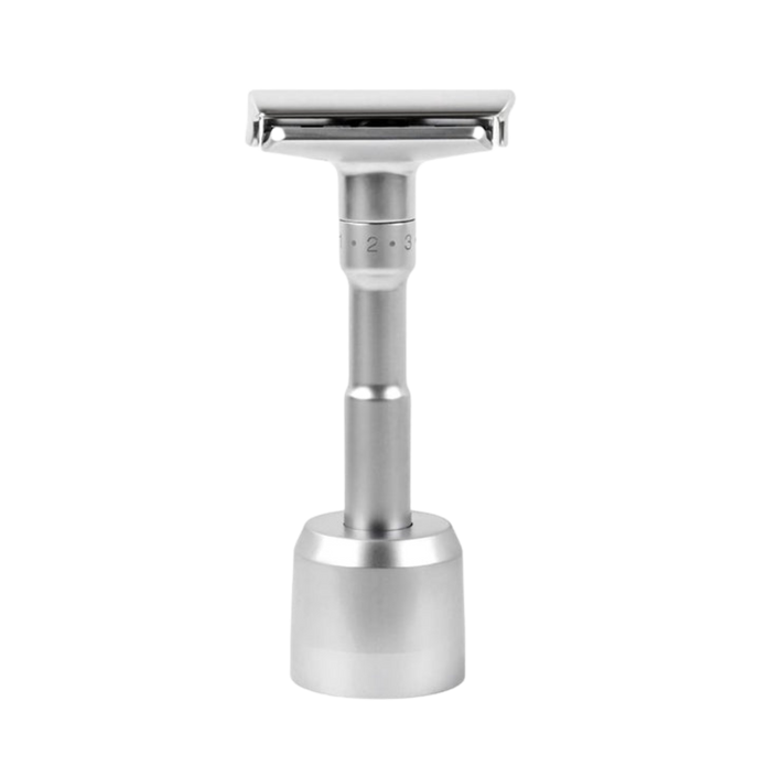 QShave – Adjustable DE Safety Razor & Stand