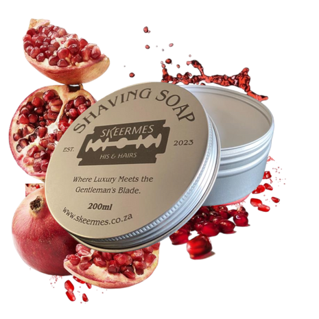 Skeermes 'Appel van Grenada'- Pomegranate Shaving Soap