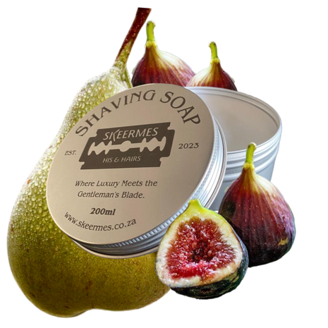 Skeermes Vye Peer-Feksie - Fig & Pear Shaving Soap