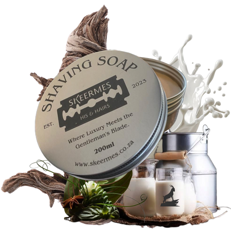 Skeermes Ram Knapsekêrel - Musk Goat’s Milk Shaving Soap