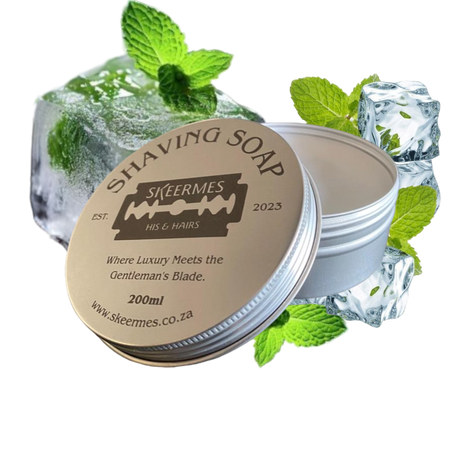 Skeermes Naturally MintyFresh - Peppermint & Spearmint Shaving Soap