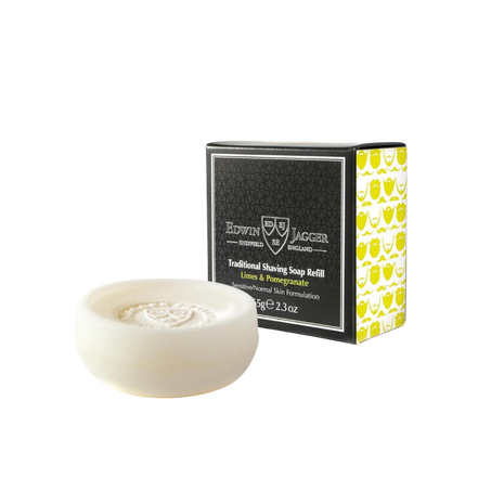 Edwin Jagger – Limes & Pomegranate Shaving Soap Refill 65g