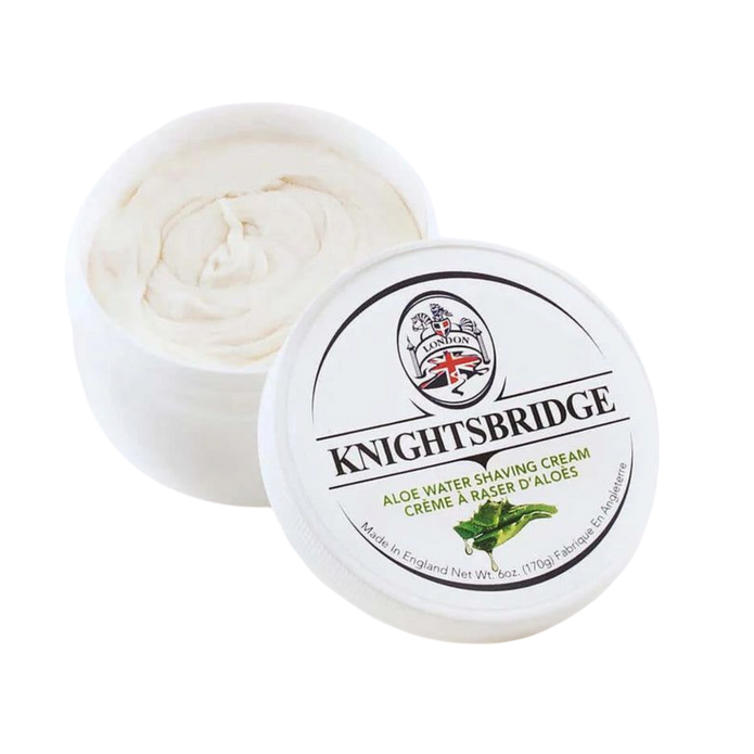 Knightsbridge  – Aloe Water Shaving Cream 170g Tub