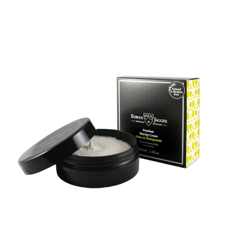 Edwin Jagger – Limes & Pomegranate Shaving Cream 100ml Bowl