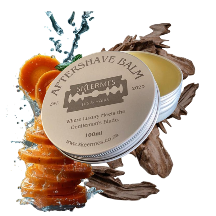 Skeermes BeeLux – Sandalwood & Carrot Aftershave Balm