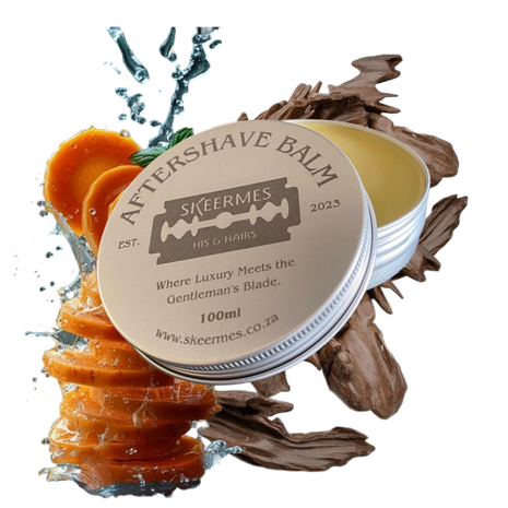 Skeermes BeeLux – Sandalwood & Carrot Aftershave Balm
