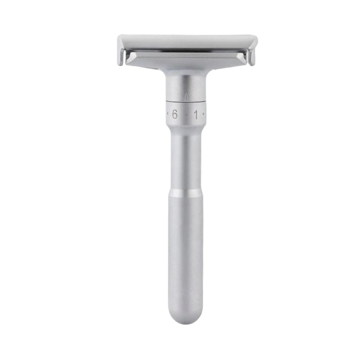 QShave – Silver Adjustable DE Safety Razor