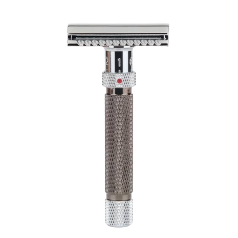 YAQI - The Final Cut Gunmetal Adjustable DE Safety Razor