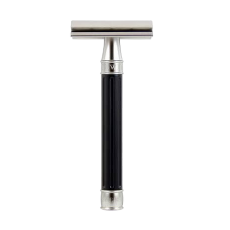 Edwin Jagger – 3ONE6 Stainless Steel Black DE Safety Razor