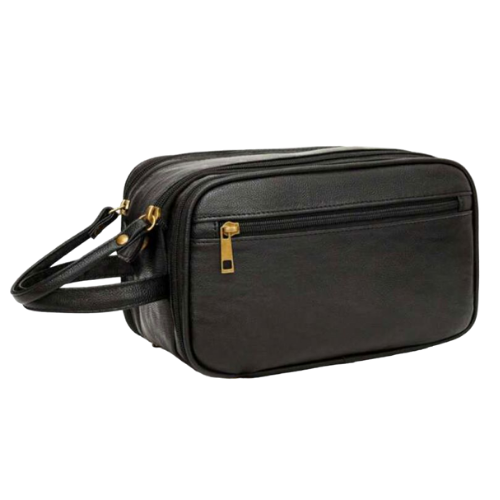 Skeermes - Black Medium Shaving Toiletry Bag