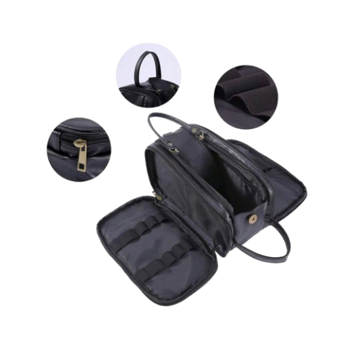 Skeermes - Black Medium Shaving Toiletry Bag