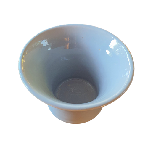 Skeermes - Ceramic Gloss Grey Shaving Mug