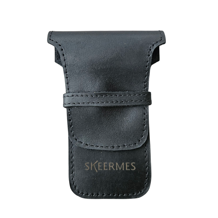 Skeermes - Black Square Edged Safety Razor Pouch