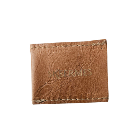 Skeermes - Brown Square Safety Razor Head Sheath