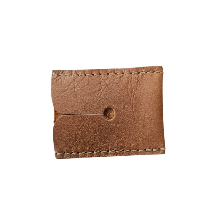 Skeermes - Brown Square Safety Razor Head Sheath