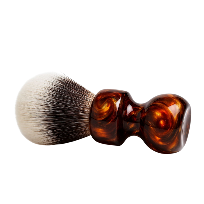 Yaqi - Caramel Cats Whiskers Synthetic Shaving Brush