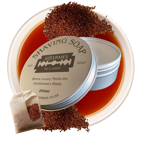Skeermes Rooi Tee - Rooibos Shaving Soap