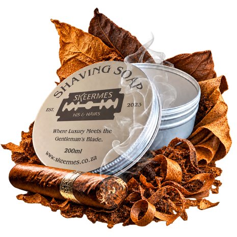Skeermes Tabakblaar - Tobacco Goat's Milk Shaving Soap