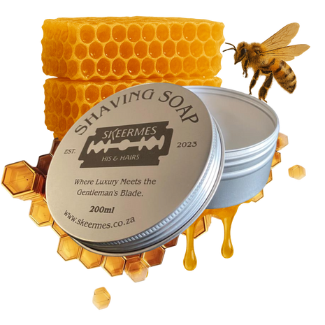 Skeermes Heuning-By - Honey Shaving Soap