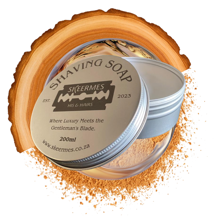 Skeermes Tussen Boom en Bas - Sandalwood Shaving Soap