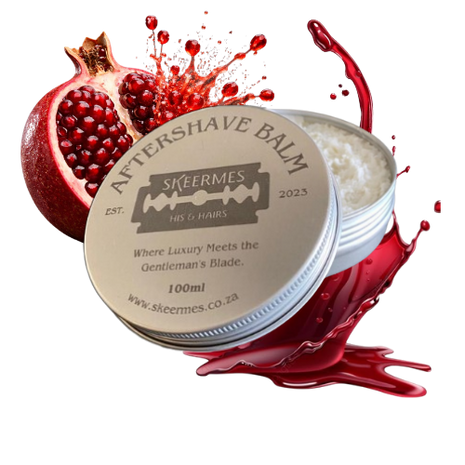 Skeermes – ‘Appel van Grenada’ – Pomegranate Shea Butter Aftershave Balm