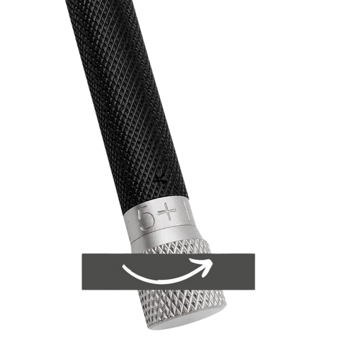 Parker - Variant Adjustable Graphite Safety Razor